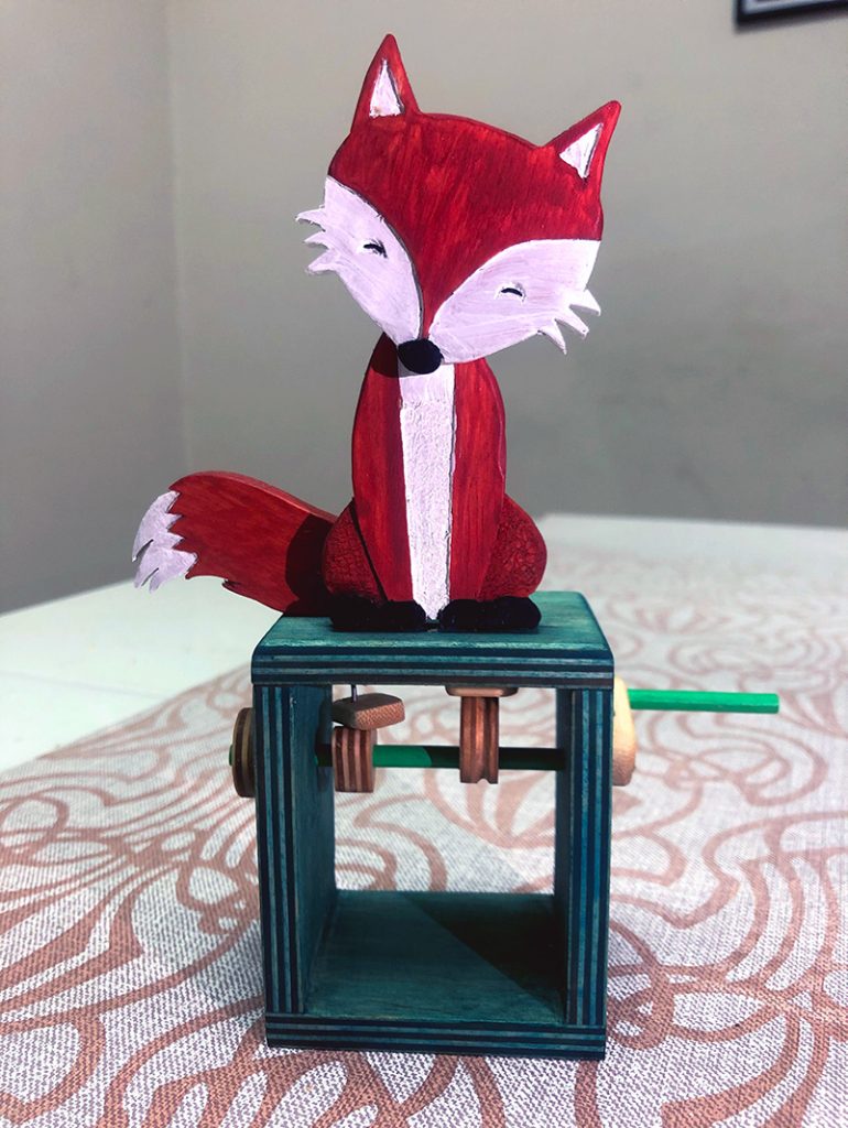 “The Blessed Fox” – Automata by Michael Henry from Woodei – Woodei